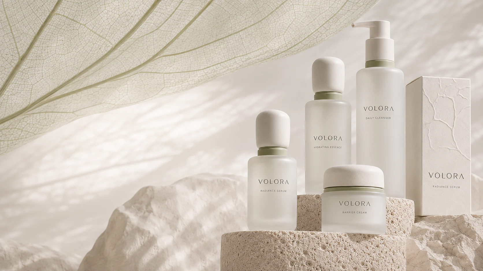 VOLORA collection on stone